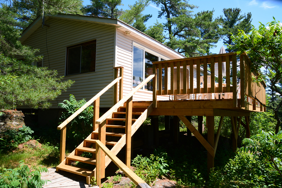 The cottage deck